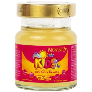 Nước Yến Sào Cao Cấp Nunest Kids bồi bổ cơ thể, tăng cường sức khỏe (4 hũ x 70ml)