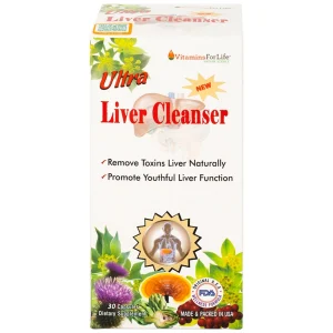 Viên uống Ultra Liver Cleanser Vitamins For Life hỗ trợ giải độc gan, giúp bảo vệ gan (30 viên)