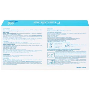 Dung dịch nước muối ưu trương Fysoline 5ml giảm ngạt mũi, khô mũi (20 ống)
