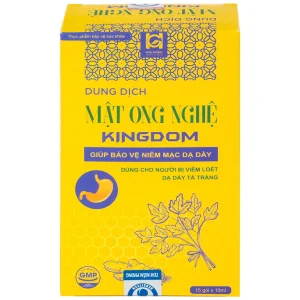 Dung dịch mật ong nghệ Kingdom bảo vệ niêm mạc dạ dày (15 gói x 10ml)