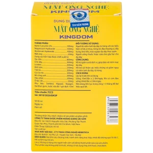 Dung dịch mật ong nghệ Kingdom bảo vệ niêm mạc dạ dày (15 gói x 10ml)