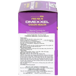 Viên uống Premium Omexxel Colon Health bổ sung lợi khuẩn, hỗ trợ giảm rối loạn tiêu hóa (60 viên)