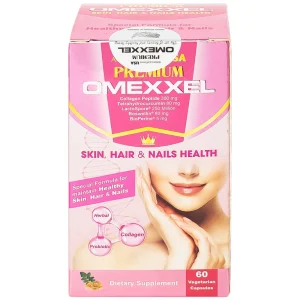 Thực phẩm bảo vệ sức khỏe Premium Omexxel Skin, Hair & Nails Health