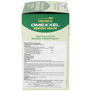 Viên uống Premium Omexxel Memory Health hỗ trợ tốt cho não bộ (60 viên)
