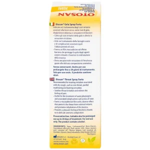 Xịt họng Otosan Spray Forte hỗ trợ điều trị viêm họng cấp, viêm hô hấp, giảm đau rát họng (30ml)