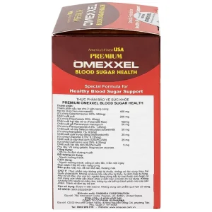 Viên uống Premium Omexxel Blood Sugar Health hỗ trợ ổn định đường huyết (60 viên)