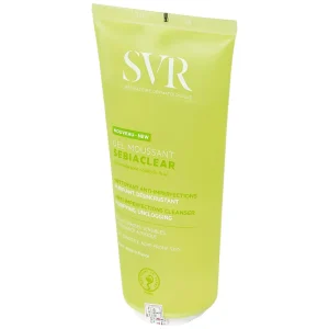Gel rửa mặt SVR Sebiaclear Gel Moussant 200ml làm sạch không chứa xà phòng và loại bỏ tế bào da chết