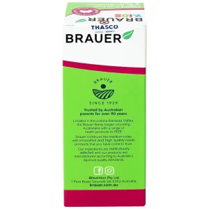 Siro Brauer Baby Kids Liquid Calcium With Magnesium And Zinc 200ml hỗ trợ xương, răng chắc khỏe