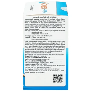 Viên uống NutriGrow Nutrimed bổ sung canxi, vitamin D3, vitamin K2, hấp thu canxi (60 viên)