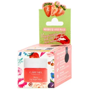 Mặt nạ ngủ môi Care:Nel Berry Lip Night Mask dưỡng ẩm, ngừa thâm dành cho môi phun xăm, nhạy cảm, môi trị liệu (5g)