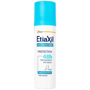 Khử mùi dạng xịt Etiaxil Déodorant Anti - Transpirant Protection 48h Pieds kiểm soát tuyến mồ hôi chân (100ml)