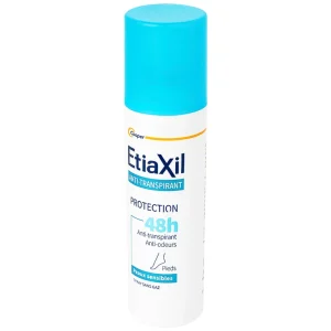 Khử mùi dạng xịt Etiaxil Déodorant Anti - Transpirant Protection 48h Pieds kiểm soát tuyến mồ hôi chân (100ml)
