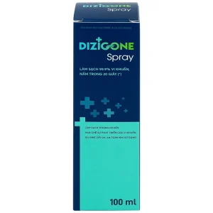 Xịt kháng khuẩn khử mùi Dizigone 100ml Terrapharm hỗ trợ vết thương mau lành