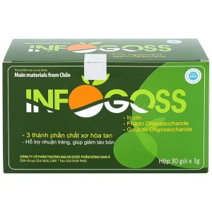 Bột hòa tan Infogoss 3g IAP chứa chất xơ hỗ trợ chống táo bón (30 gói)