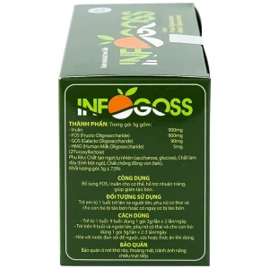 Bột hòa tan Infogoss 3g IAP chứa chất xơ hỗ trợ chống táo bón (30 gói)