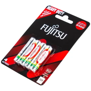 Pin Fujitsu R03/2400(BP4) AAA dùng được cho đồng hồ, remote, đèn pin (Vỉ 4 cục)