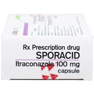 Thuốc Sporacid Itraconazole 100mg Dexa điều trị nấm candida âm hộ, âm đạo (3 vỉ x 4 viên)