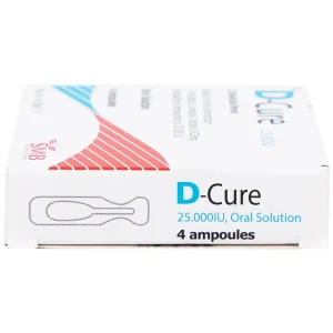 Dung dịch D-Cure 25000IU SMB phòng và điều trị thiếu vitamin D (1 vỉ x 4 ống)