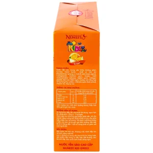 Nước yến sào cao cấp Nunest Kid Grow vị cam hỗ trợ phát triển hệ xương, tăng cường sức khỏe (6 lọ x 70ml)