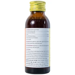 Siro Methorphan Bee Traphaco hỗ trợ giảm ho, giảm đờm, viêm họng (100ml)