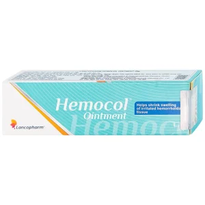 Kem bôi trĩ Hemocol Ointment Lancopharm hỗ trợ làm dịu, săn, se da vùng bị tổn thương (30g)