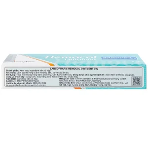 Kem bôi trĩ Hemocol Ointment Lancopharm hỗ trợ làm dịu, săn, se da vùng bị tổn thương (30g)