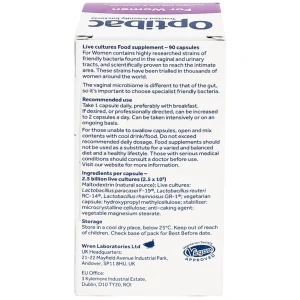 Viên uống Optibac For Women Optibac Probiotics bổ sung lợi khuẩn hỗ trợ sức khỏe nữ giới (90 viên)