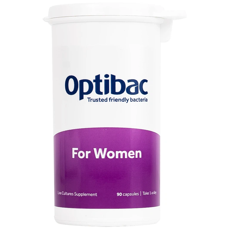 Viên uống Optibac For Women Optibac Probiotics bổ sung lợi khuẩn hỗ trợ sức khỏe nữ giới (90 viên)