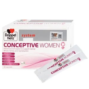 Doppelherz Conceptive Women 10g bổ sung vitamin và các vi chất dinh dưỡng (30 gói)