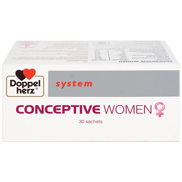 Doppelherz Conceptive Women 10g bổ sung vitamin và các vi chất dinh dưỡng (30 gói)