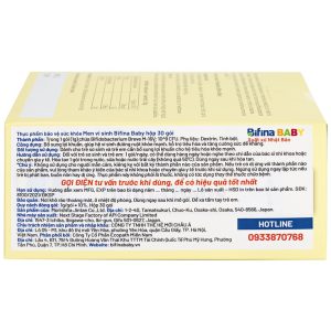 Men vi sinh Probiotics Bifina Baby 1g Bifina bổ sung lợi khuẩn, giúp hệ vi sinh đường ruột khỏe mạnh (30 gói)