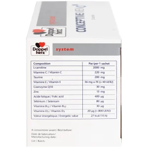 Doppelherz Conceptive Men 10g bổ sung vitamin và các vi chất dinh dưỡng hỗ trợ cải thiện sinh lý nam (30 gói)