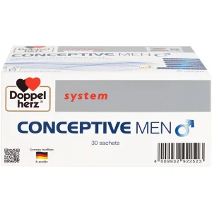 Doppelherz Conceptive Men 10g bổ sung vitamin và các vi chất dinh dưỡng hỗ trợ cải thiện sinh lý nam (30 gói)