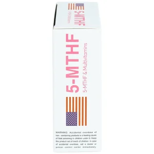 Viên uống 5-MTHF Robinson Pharma hỗ trợ cho phụ nữ bị rối loạn chuyển hóa acid folic (3 vỉ x 10 viên)