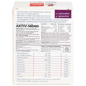 Viên uống Active-Meno Doppelherz Aktiv bổ sung isoflavone, điều hoà kinh nguyệt (30 viên)