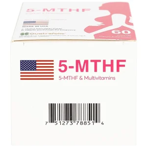 Viên uống 5-MTHF Robinson Pharma bổ sung vitamin, khoáng chất cho nữ mang thai (60 viên)
