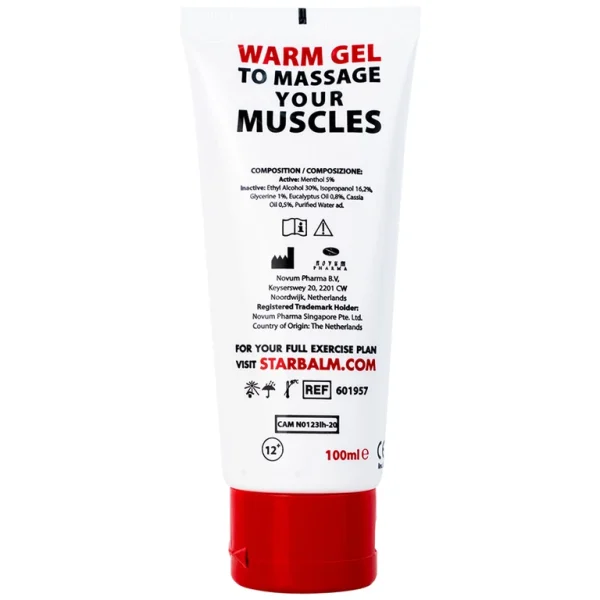 Gel làm nóng Starbalm Warm Gel thư giãn cơ, hạn chế chấn thương do vận động, mỏi cơ (100ml)