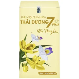 Dầu gội dược liệu Thái Dương 7 Plus Gold Sao Thái Dương sạch gàu, giảm ngứa và rụng tóc (250ml)