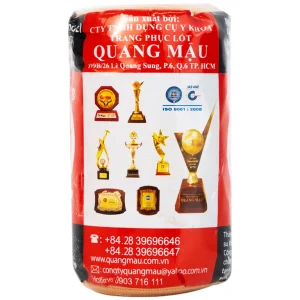Băng thun 2 móc Minh Quang dùng để băng nén ép cầm máu, cố định khớp (12 cuộn)