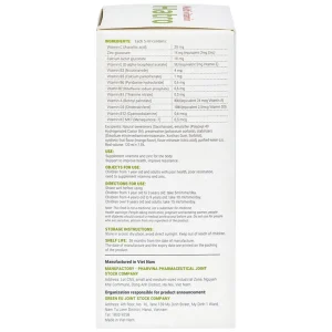 Siro Multi Vitamin Hatro hỗ trợ tăng cường sức khỏe, nâng cao sức đề kháng (120ml)