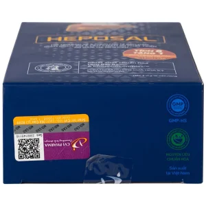 Viên uống Heposal hỗ trợ tăng cường chức năng gan, bảo vệ và phục hồi tế bào gan (3 vỉ x 10 viên)