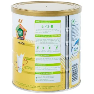 Sữa Anlene Gold 5X hương vani tăng cường sức khỏe cơ-xương-khớp dành cho người trên 40 tuổi (800g)