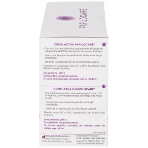 Gel đặt âm đạo Papilocare Procare Health phòng ngừa và điều trị tổn thương do HPV (21 tuýp)