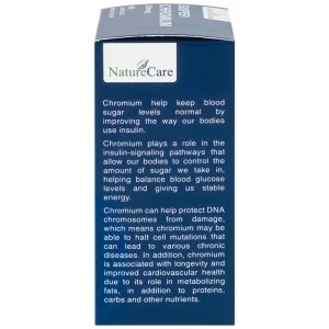 Viên uống Super Chromium 250mcg NatureCare cân bằng đường huyết, giảm cholesterol (90 viên)