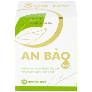 Viên uống An Bảo Gold Nam Dược hỗ trợ thanh nhiệt giải độc gan, giảm mụn nhọt (30 viên)