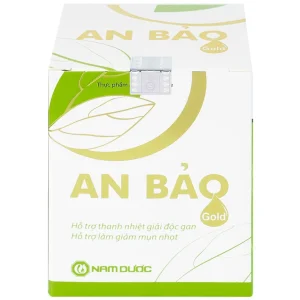 Viên uống An Bảo Gold Nam Dược hỗ trợ thanh nhiệt giải độc gan, giảm mụn nhọt (30 viên)
