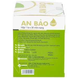 Viên uống An Bảo Gold Nam Dược hỗ trợ thanh nhiệt giải độc gan, giảm mụn nhọt (30 viên)