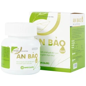 Viên uống An Bảo Gold Nam Dược hỗ trợ thanh nhiệt giải độc gan, giảm mụn nhọt (30 viên)