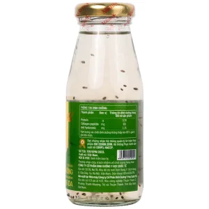 Nước Yến Sào Cao Cấp Nunest Detox hạt chia bổ dưỡng, sáng da (6 Chai x 185ml)