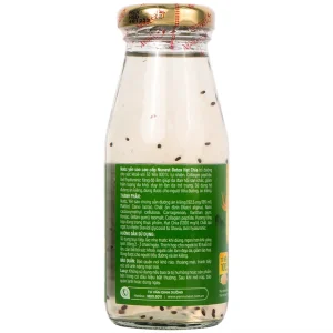 Nước Yến Sào Cao Cấp Nunest Detox hạt chia bổ dưỡng, sáng da (6 Chai x 185ml)